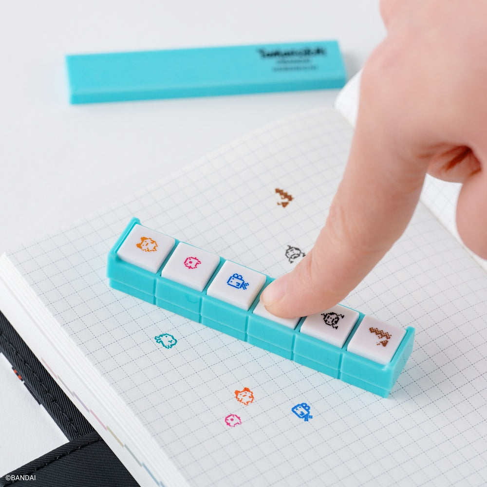 Kodomo no Kao x Hobonichi Pochitto6 Push-Button Stamp (Tamagotchi)