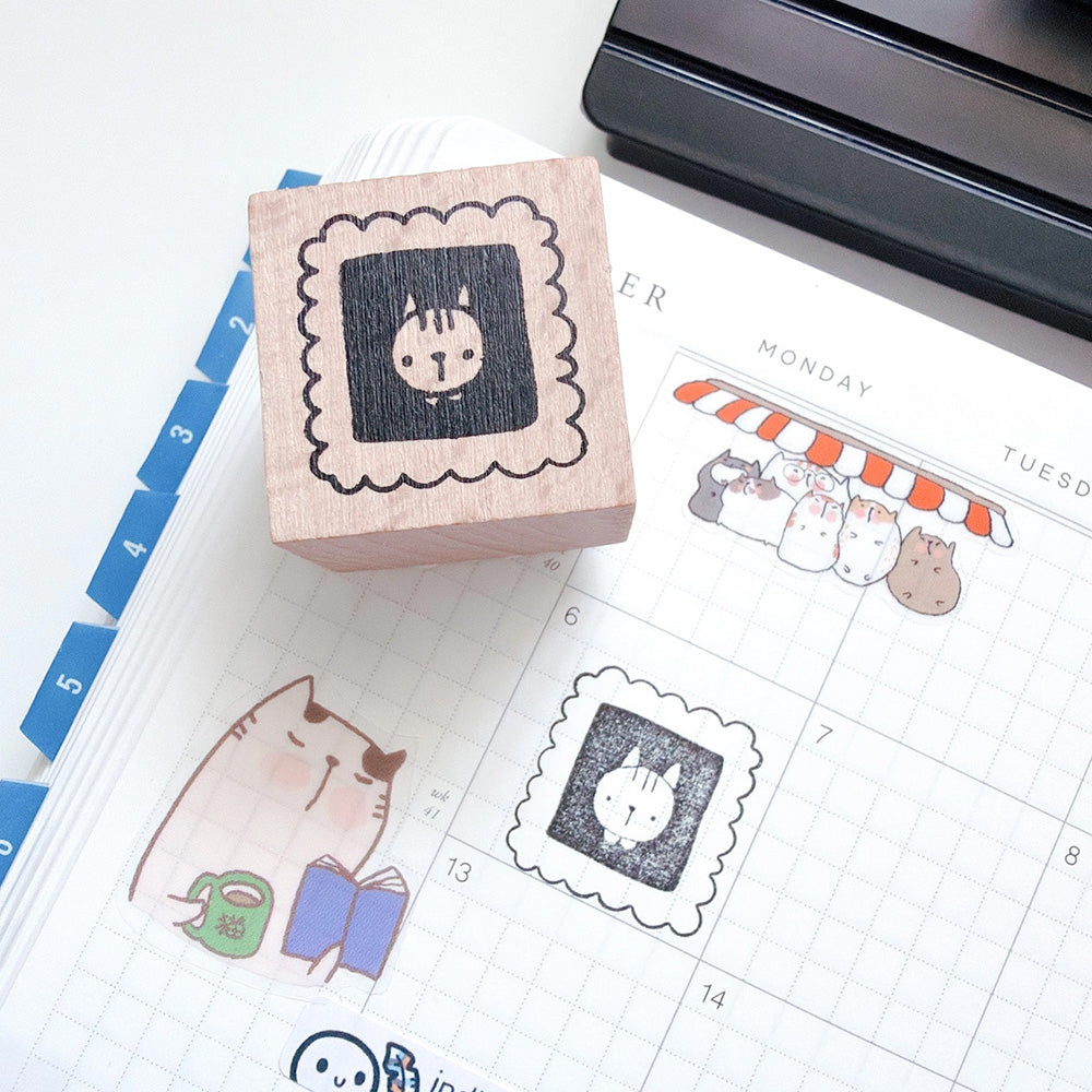 Kuboandlucy x Dana Ate Oatmeal - Kubo and Lucy Wooden Rubber Stamp Set