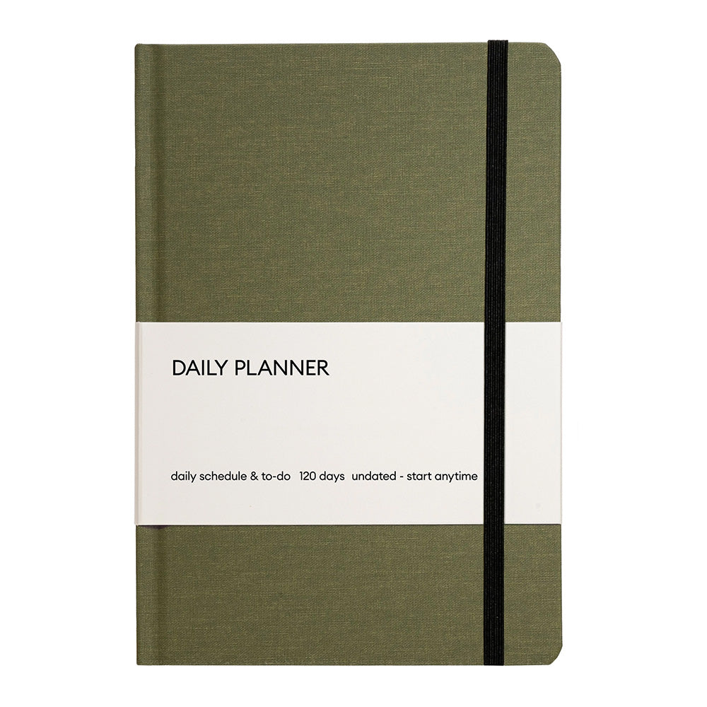 Kunitsa Daily Undated Planner - Forest Green
