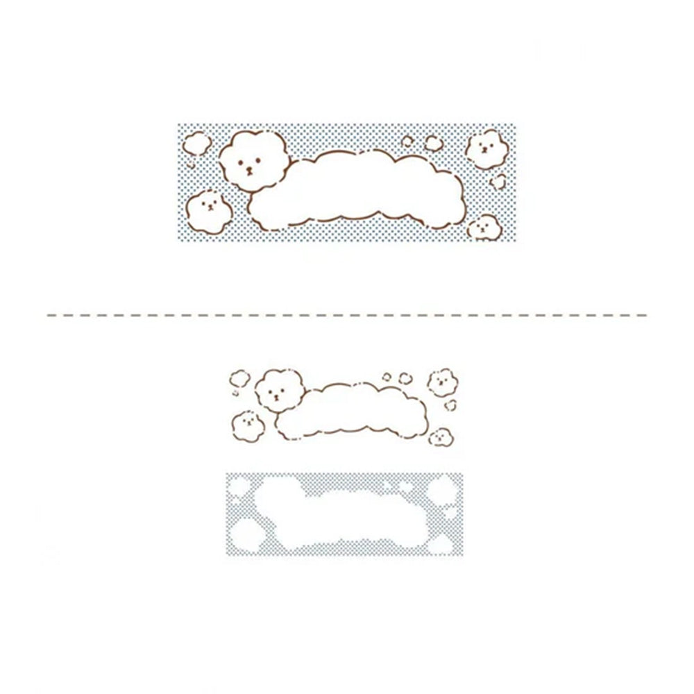 Kutsawa Hancoco Deco Layer Stamp - Fluffy Dog