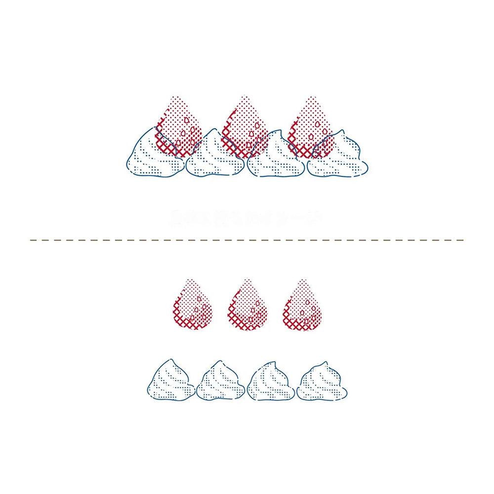 Kutsawa Hancoco Deco Layer Stamp - Strawberry Whip