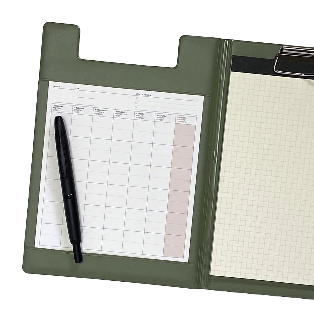 Laconic Field Pad A5 - Monthly Date Free