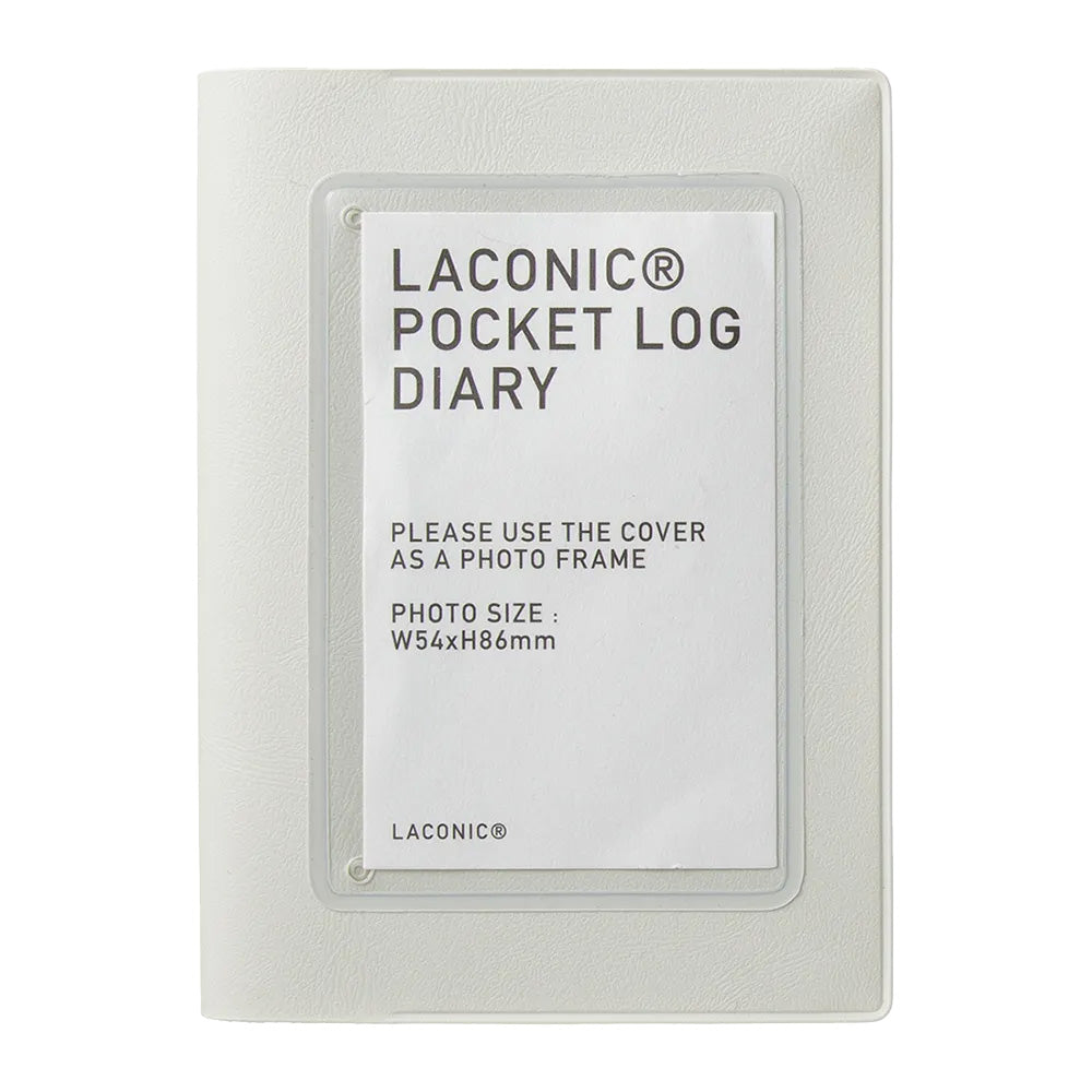 Laconic Pocket Log Undated Diary - White
