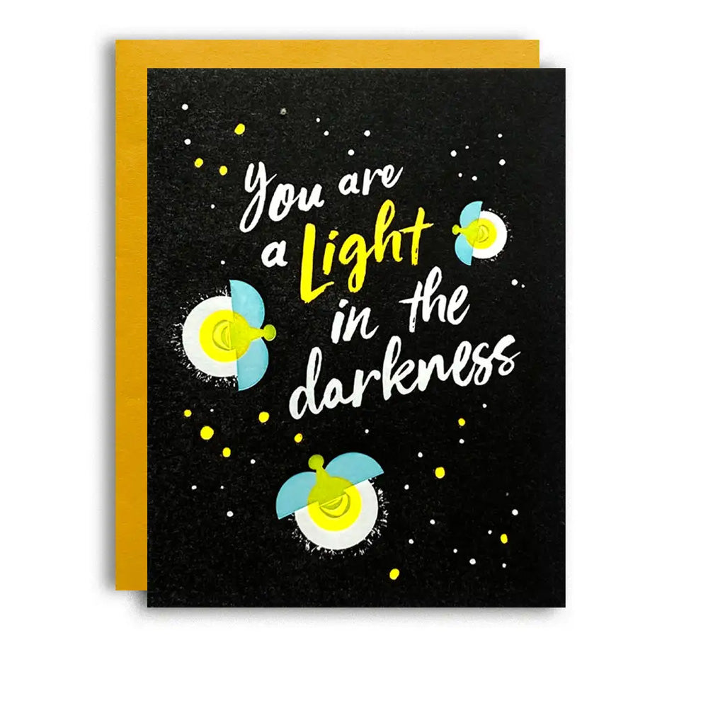 Light In The Darkness Greeting Card