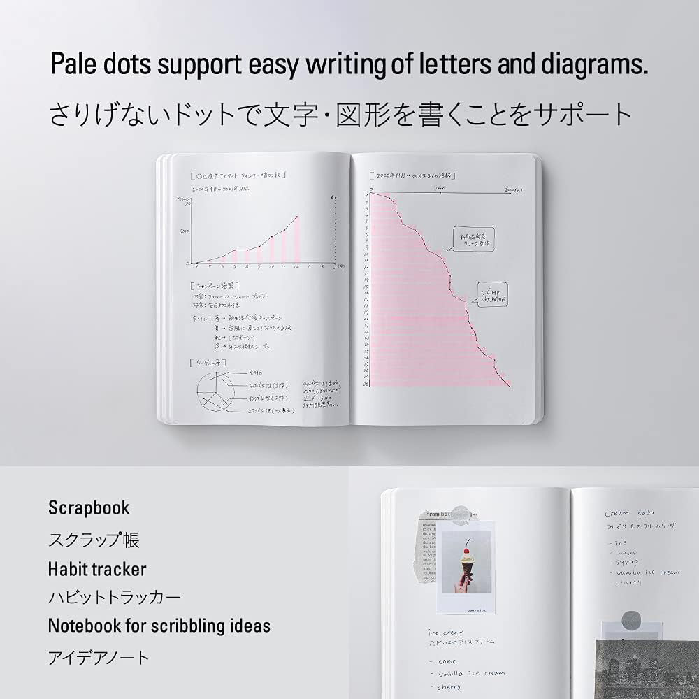 Stalogy Limited Edition 365 Days A5 Notebook Dot Grid - Black