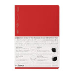 Limited Edition Stalogy Editor's Series 1/2 Year A5 Plain Notebook - Red