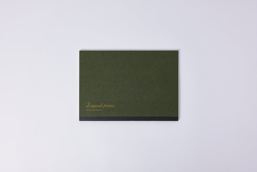 Logical Prime Thread Binding B5 Notebook 7mm - Green