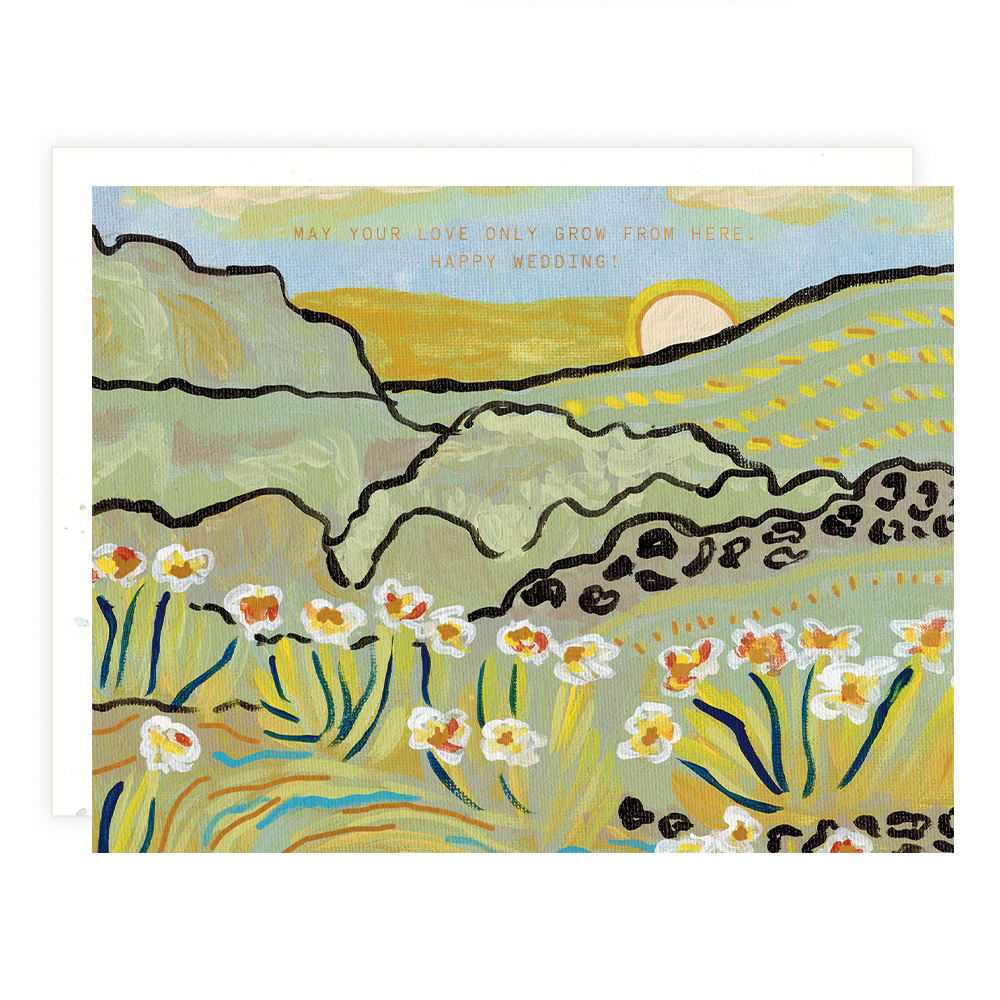 Love Only Grow Wedding Card - M.Lovewell
