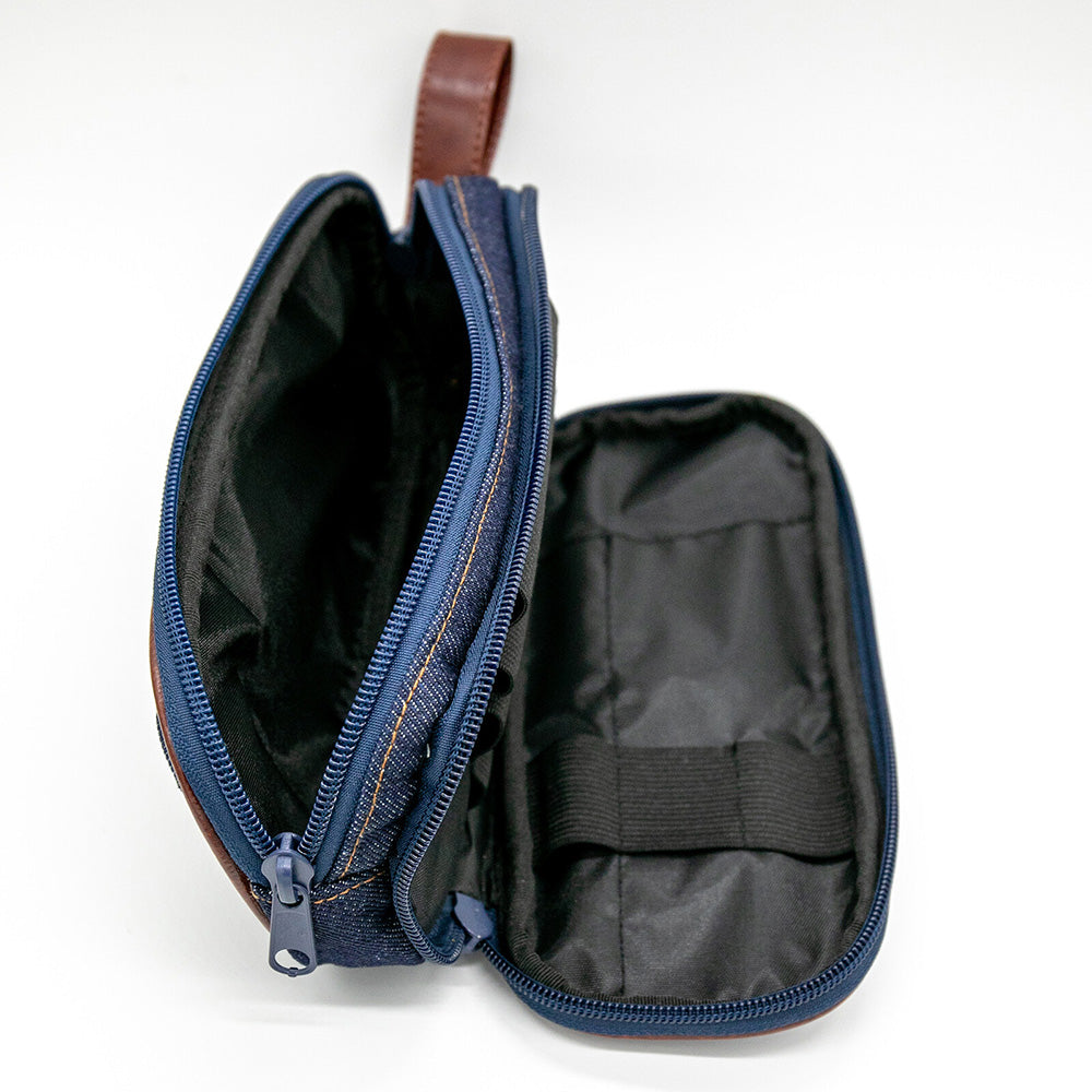 Luddite Denim Resonate Pen Case - Window Pane