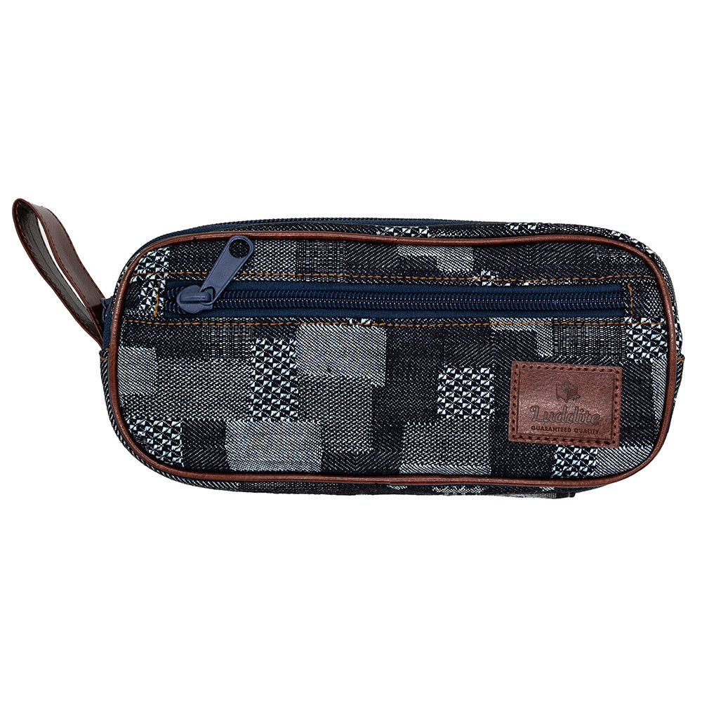 Luddite Denim Resonate Pen Case - Patchwork