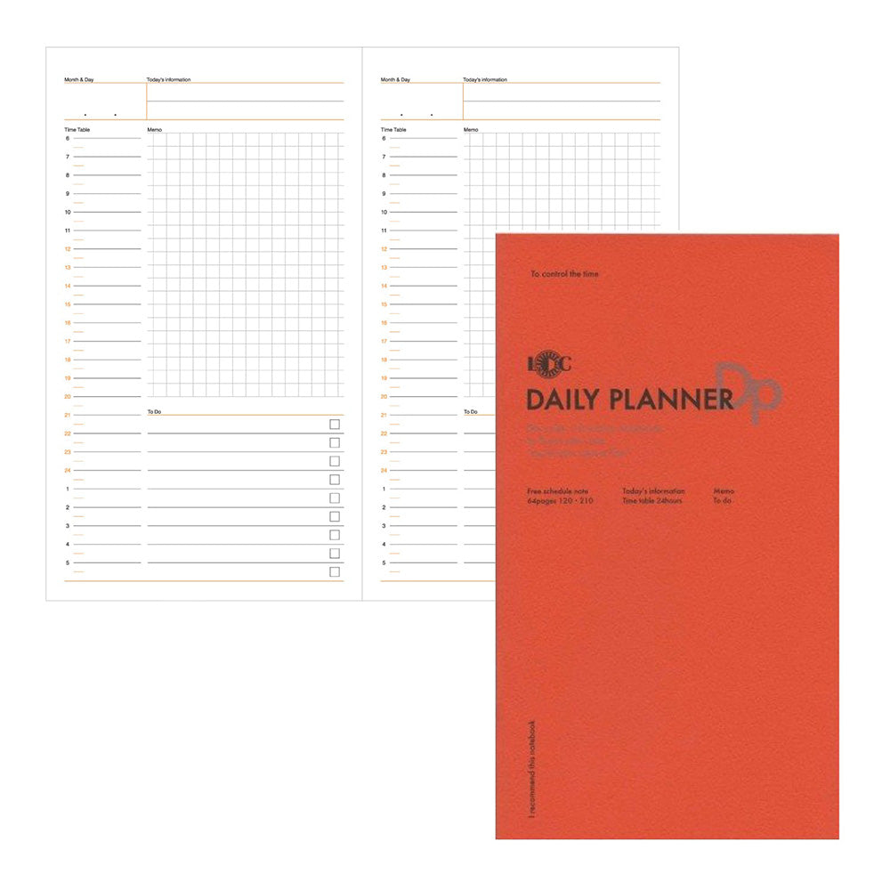 Luddite Daily Planner A5 Slim Notebook