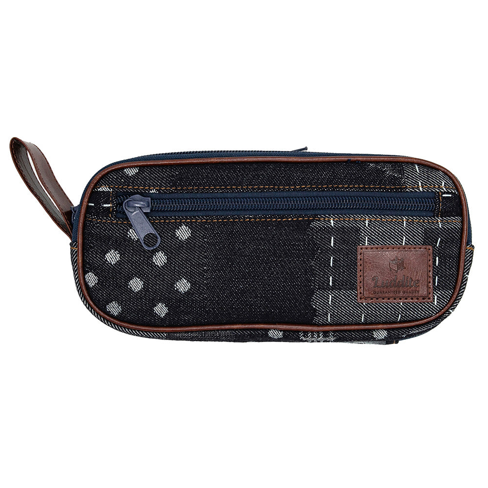 Luddite Denim Resonate Pen Case - Random Patchwork