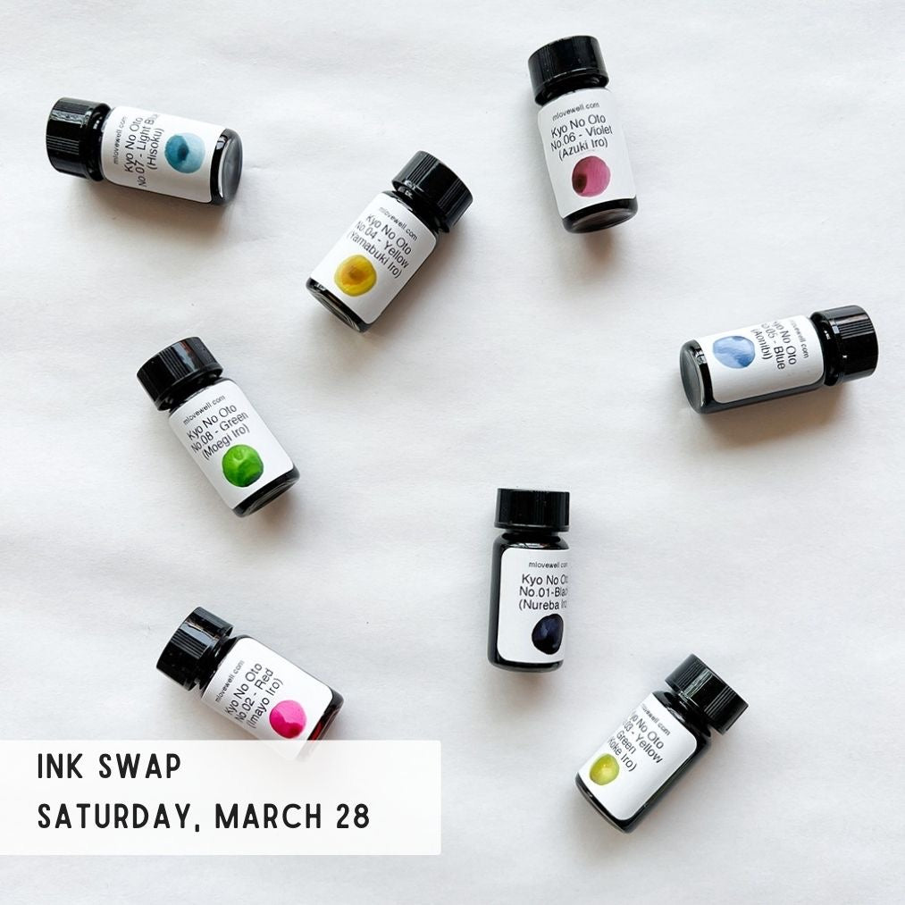 March 28: Ink Swap (RSVP) – M.Lovewell