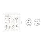 MU Lifestyle Splice Clear Stamp - No.2011 Mini Flowers