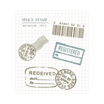MU Lifestyle Splice Clear Stamp - No. 01 Record Stamp