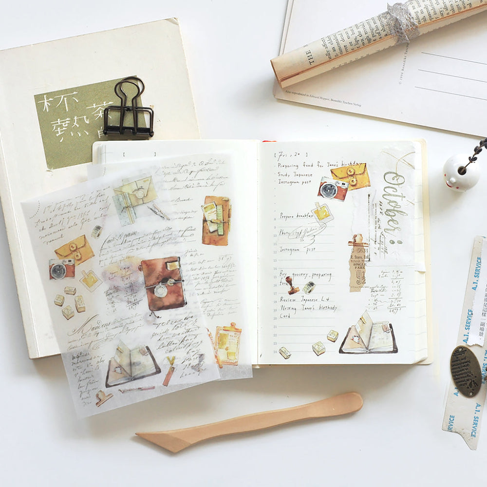 MU Print-On Transfer Stickers - No. 238 My Dear Journal - M.Lovewell