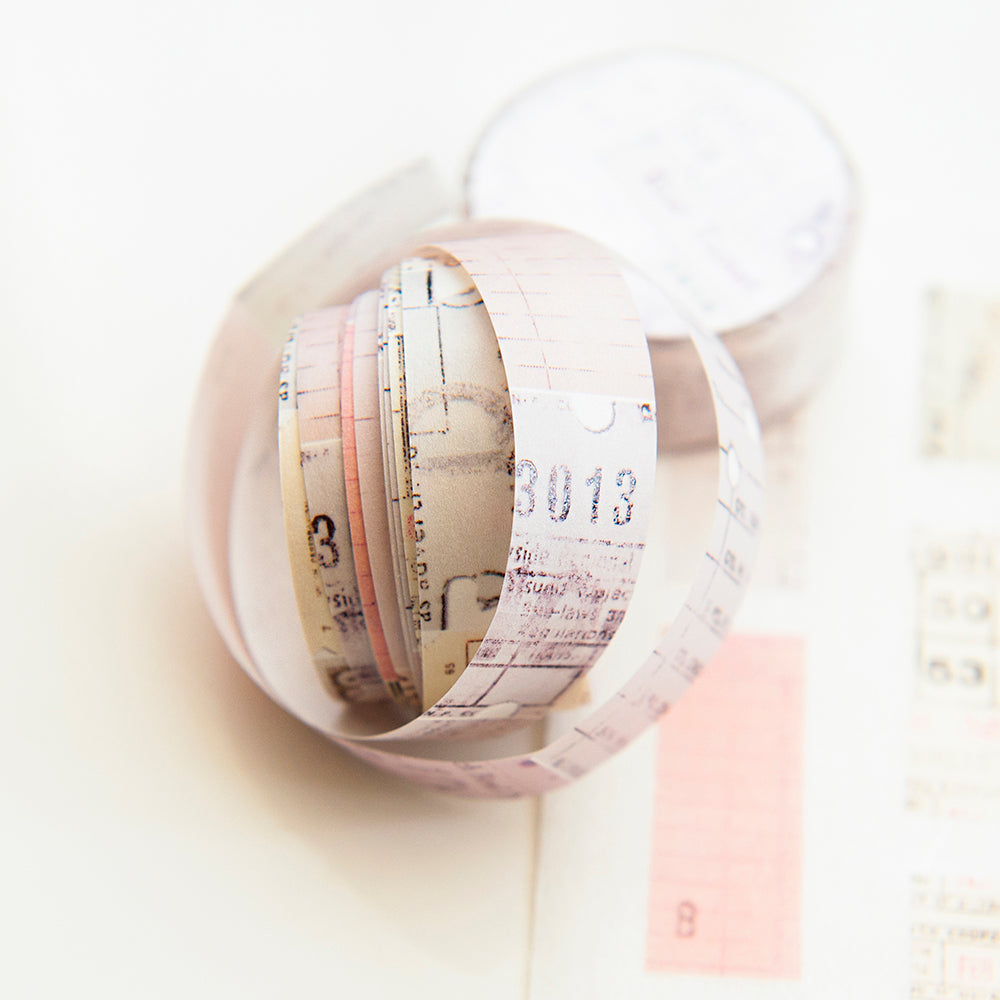 MU Shape Tear Washi Tape - 004 Blur Ticket - M.Lovewell
