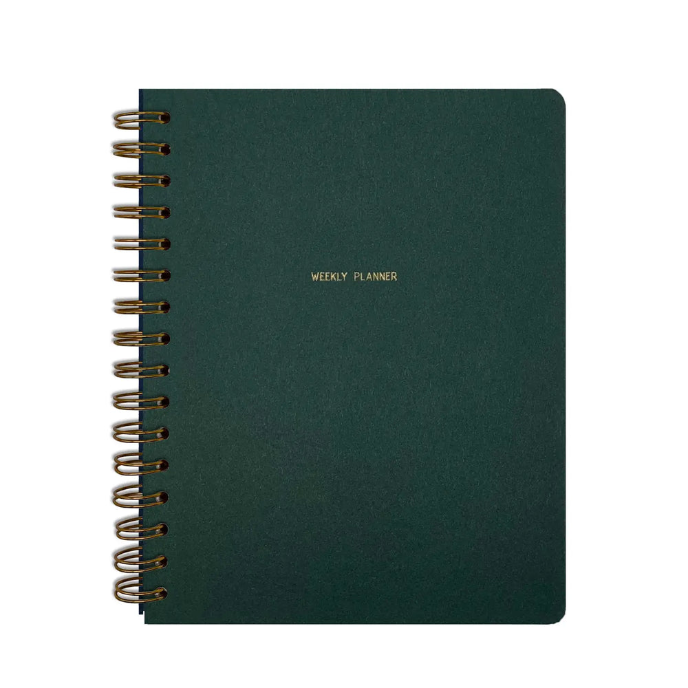Weekly Undated Planner - Forest Green