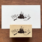 Marl Chan Wooden Stamp - Stationery Country
