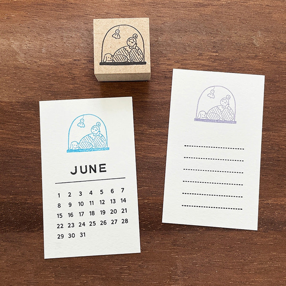 Marl Chan Wooden Stamp - Teru Teru Bozu