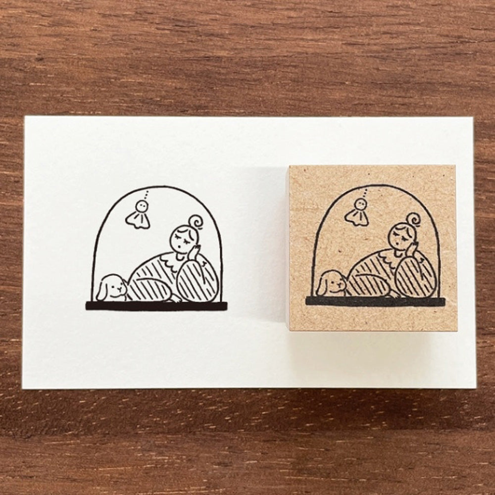 Marl Chan Wooden Stamp - Teru Teru Bozu