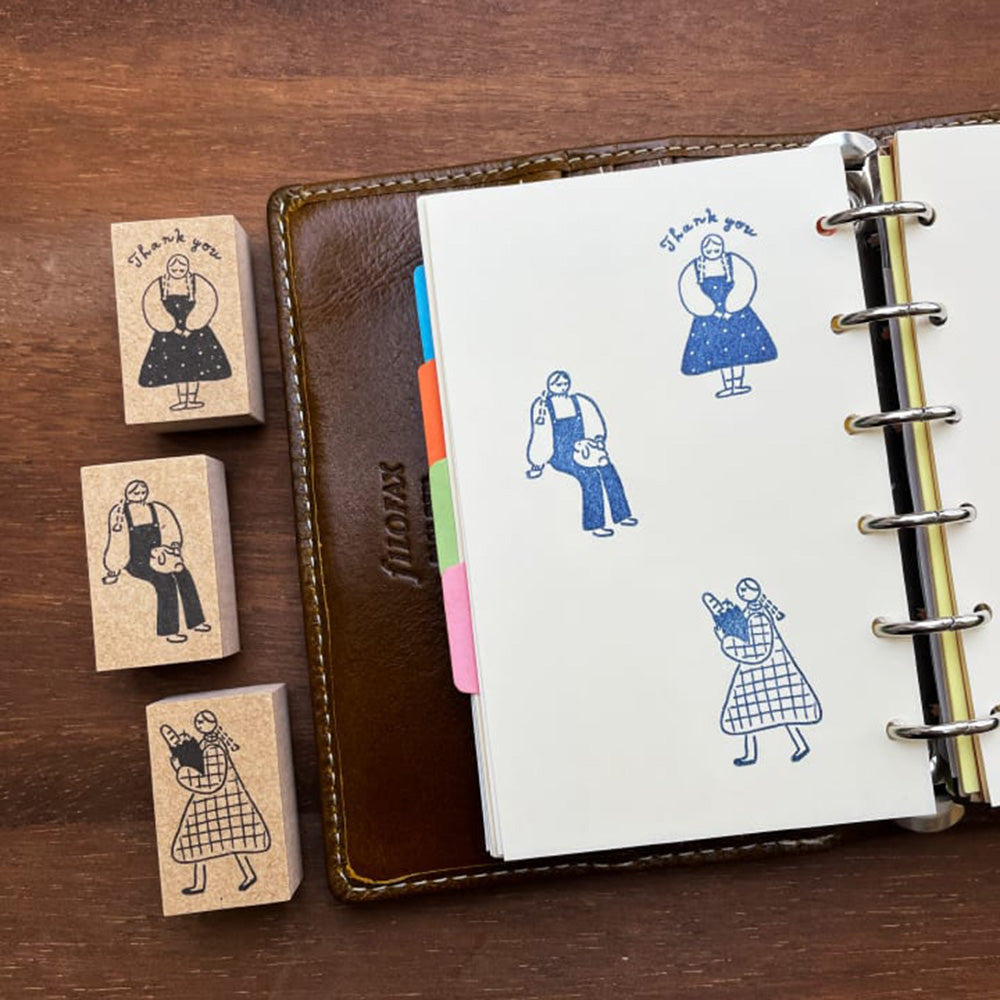 Marl Chan Wooden Stamp - Thank You 2