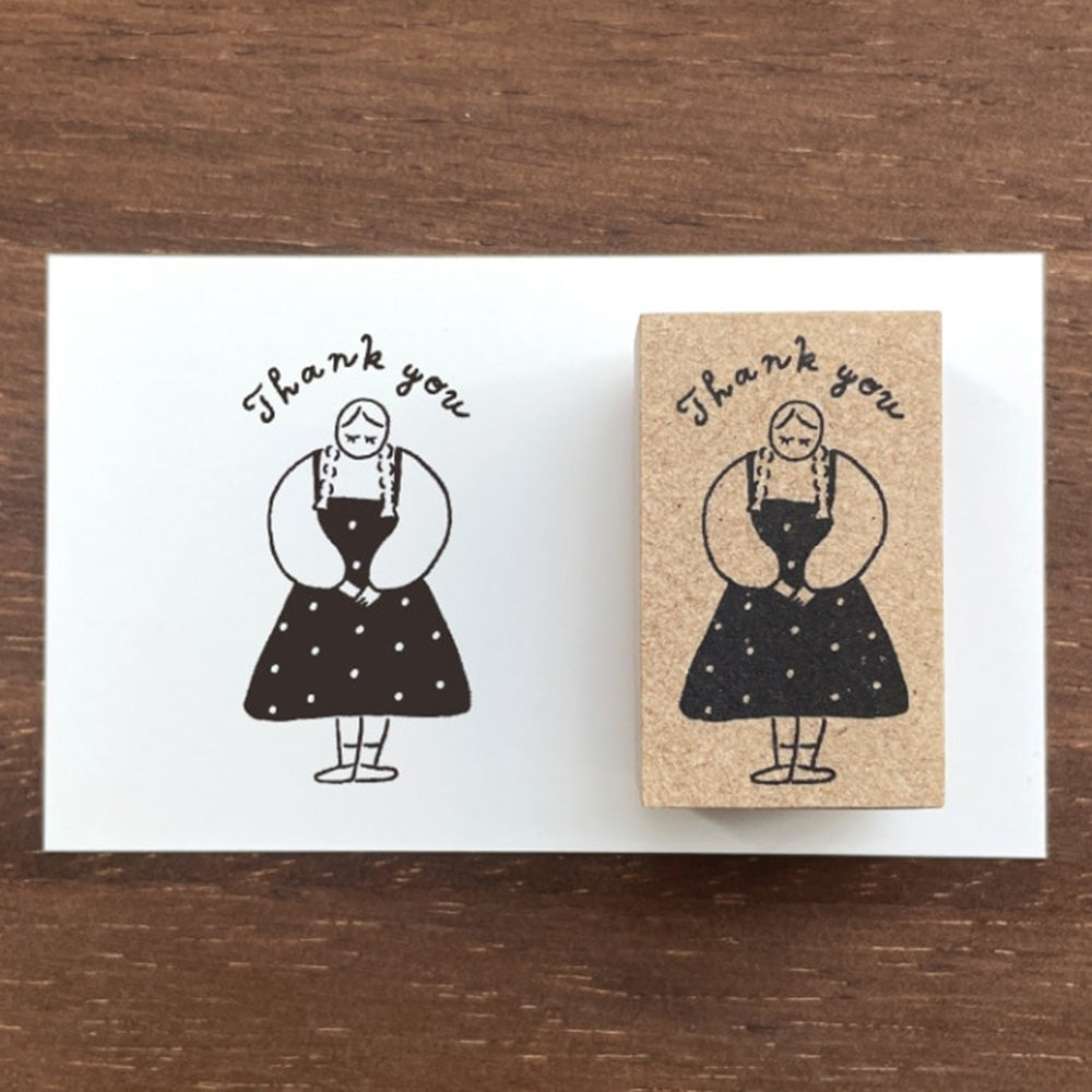Marl Chan Wooden Stamp - Thank You 2