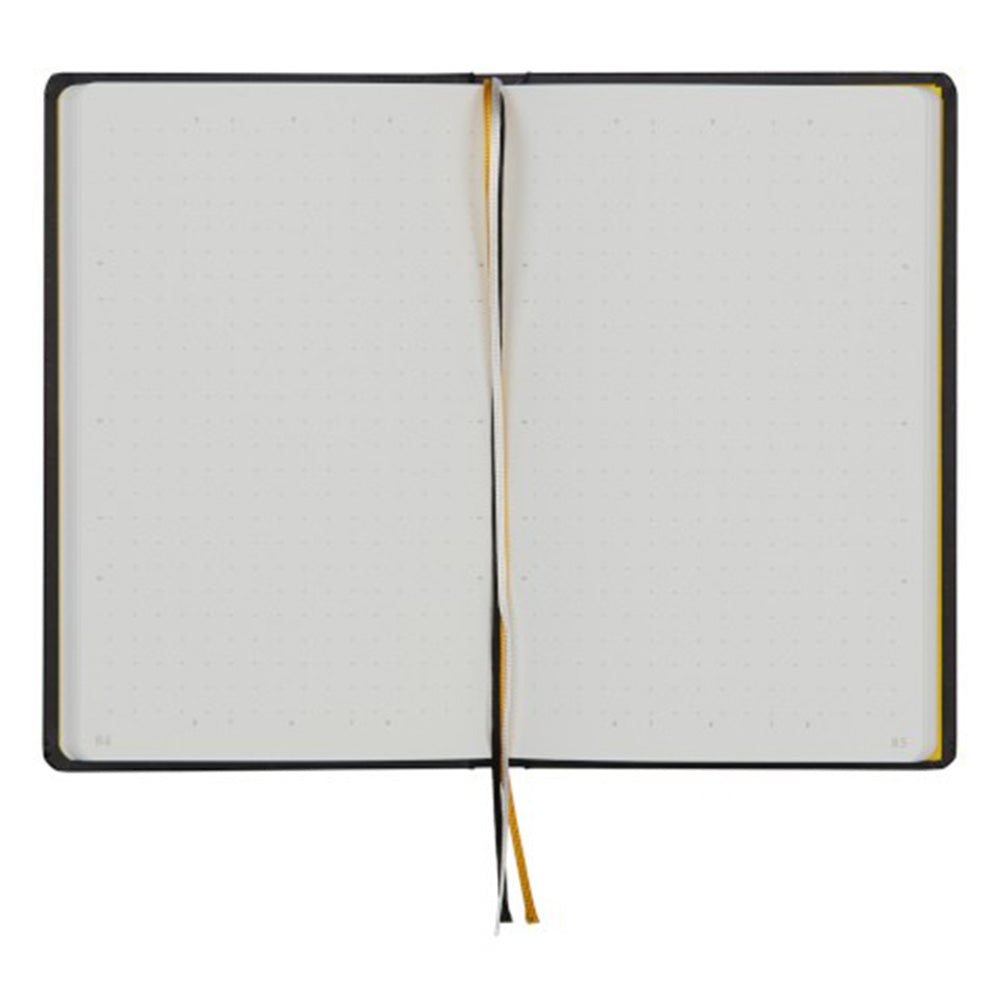Maruman Mnemosyne A6 Notebook - Dot Grid - Black