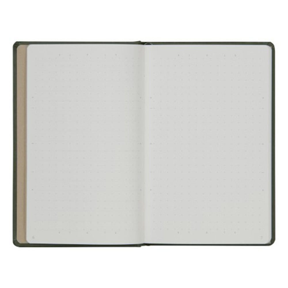 Maruman Mnemosyne A6 Notebook - Dot Grid -Deep Green