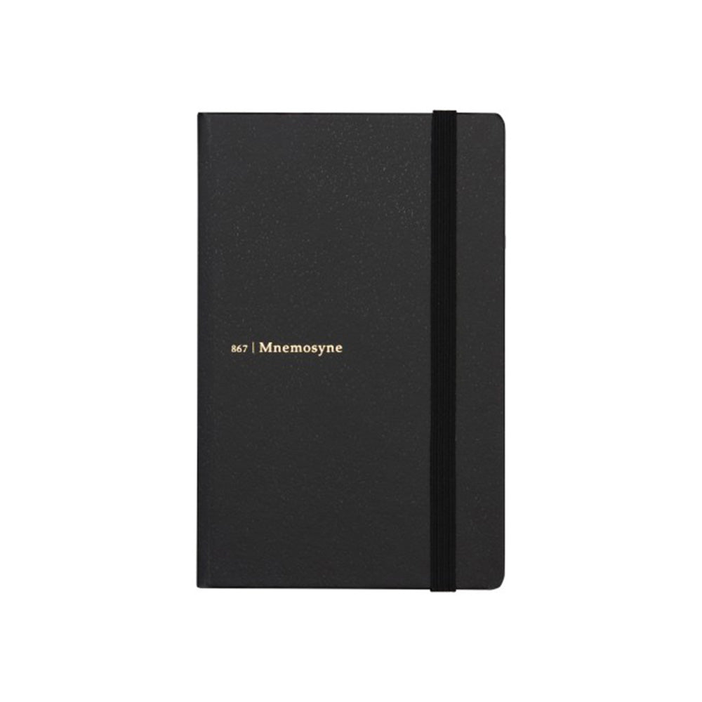 Maruman Mnemosyne A6 Notebook - Lined - Black