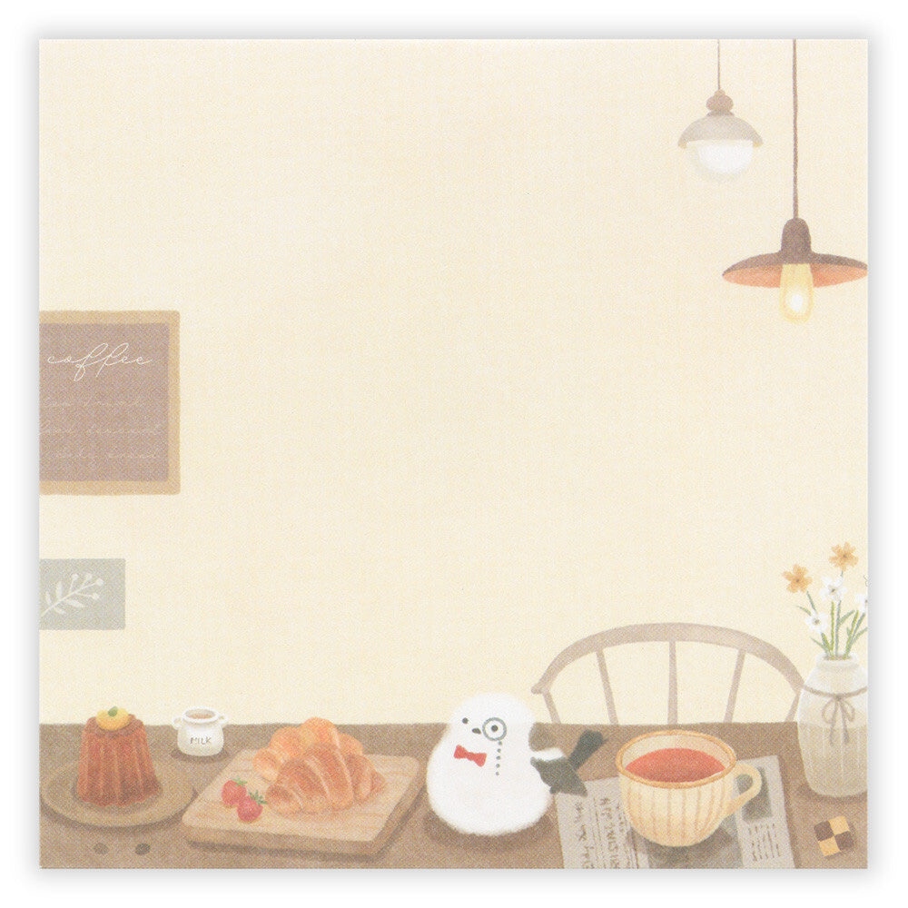 Mattari Animals Memo Pad - Cafe x Shimaenaga