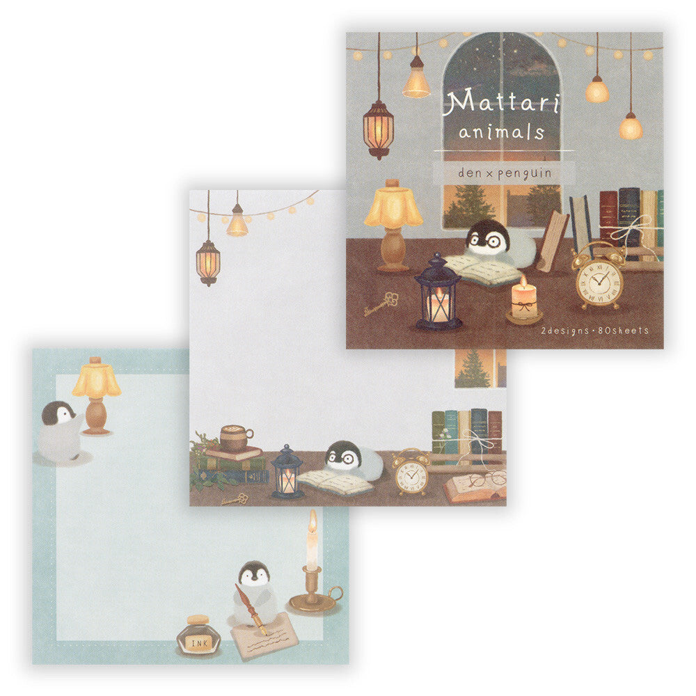 Mattari Animals Memo Pad - Den x Penguin