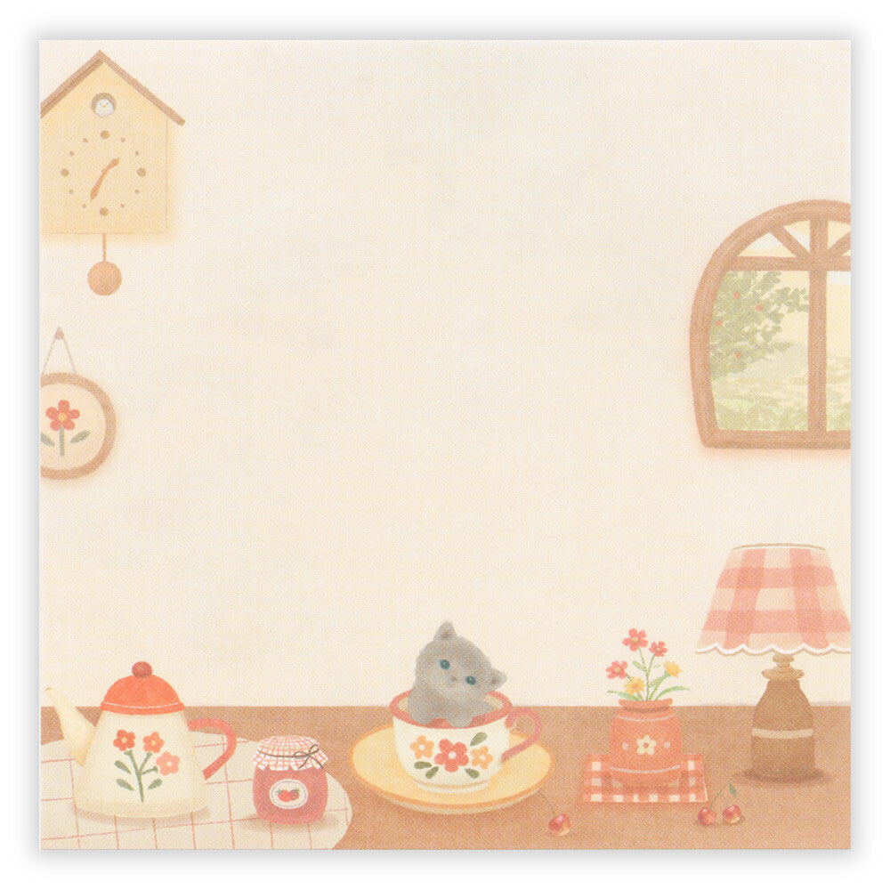 Mattari Animals Memo Pad - Room x Kitten