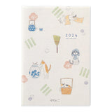 Midori 2024 Pocket Diary - Cats