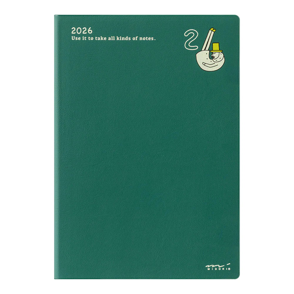 Midori 2026 Pocket Diary B6 - Ojisan