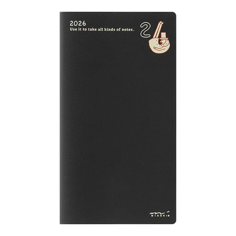 Midori 2026 Pocket Diary Slim - Ojisan