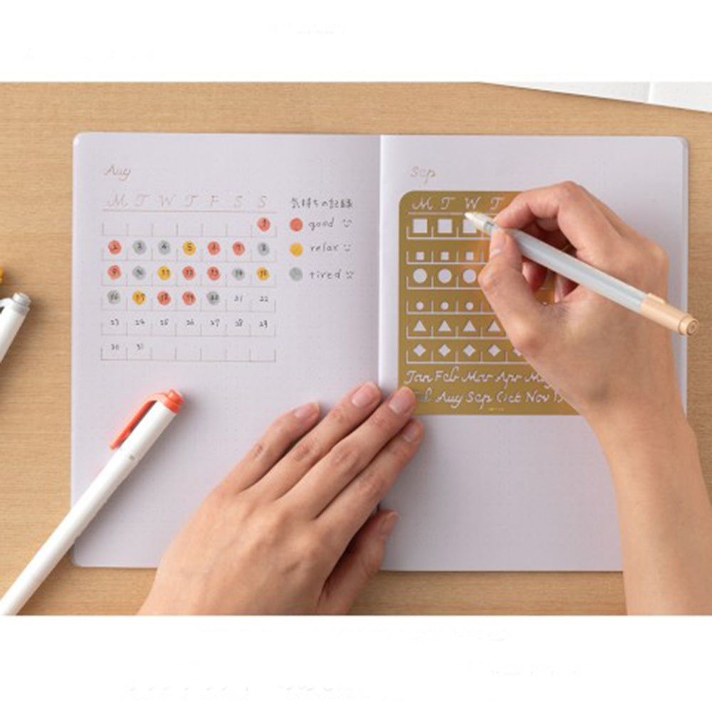 Midori Brass Monthly Calendar Template Block - Large