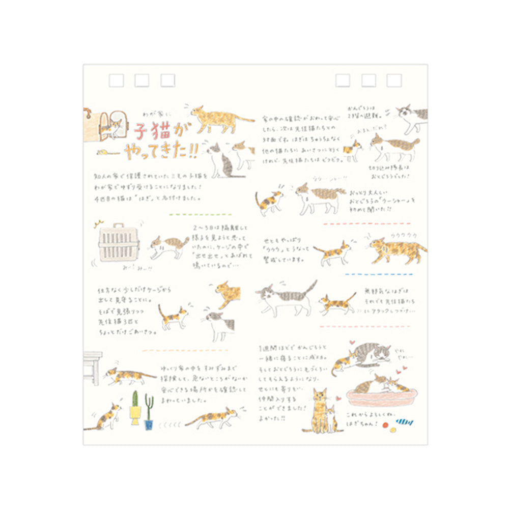 Midori Calendar Ring 2026 S - Cat