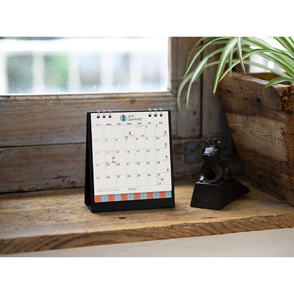 Midori Calendar Ring 2026 S - Ojisan