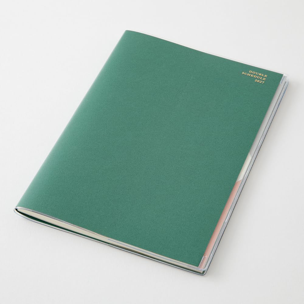 Midori Double Schedule B6 To Do 2027 - Green | M.Lovewell