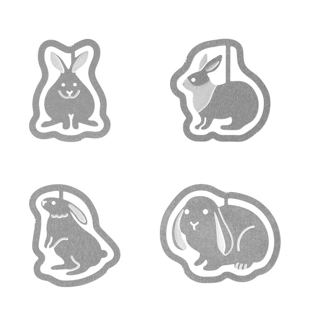 Midori Etching Paper Clips - Rabbit