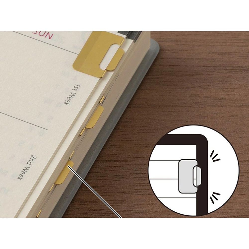 Midori Index Clip - Brass S