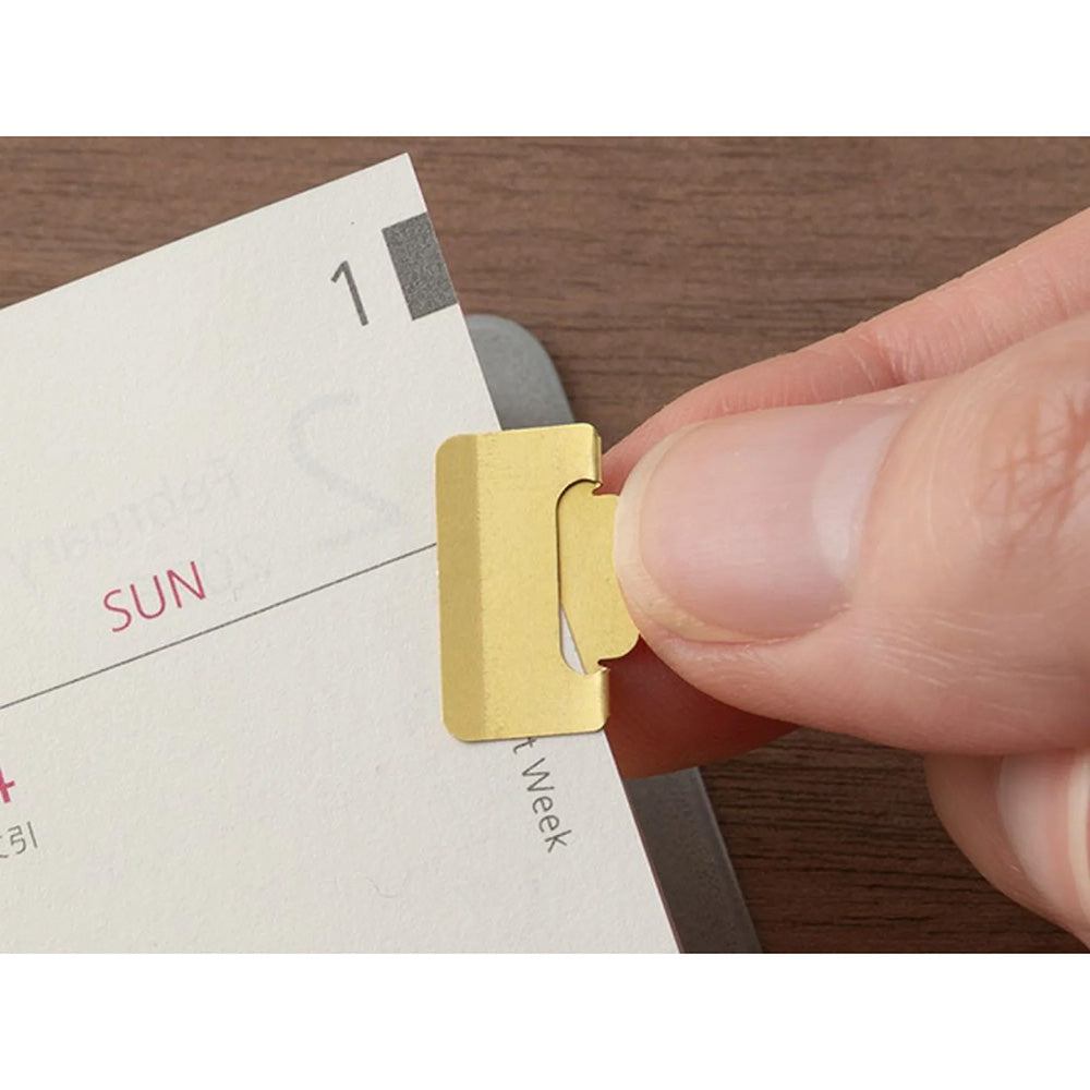 Midori Index Clip - Brass S