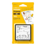 Midori Paintable Pre-Inked Stamp - Exercise