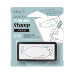 Midori Paintable Pre-Inked Half Size Stamp - Seal