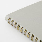 Midori Soft Color Ring Notebook A5 Dot Grid - Gray