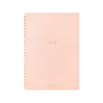 Midori Soft Color Ring Notebook A5 Dot Grid - Pink