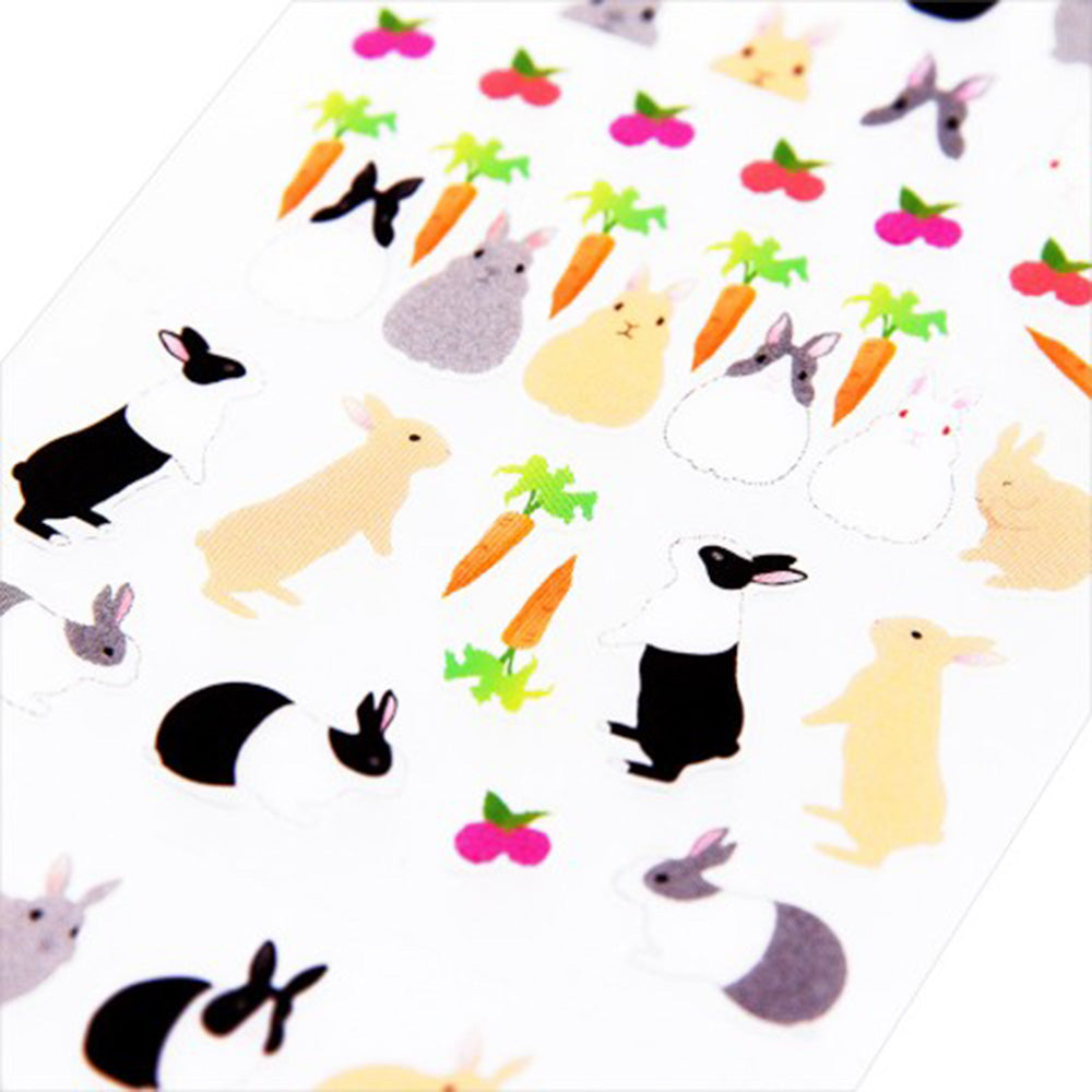 Midori Schedule Stickers - Bunnies