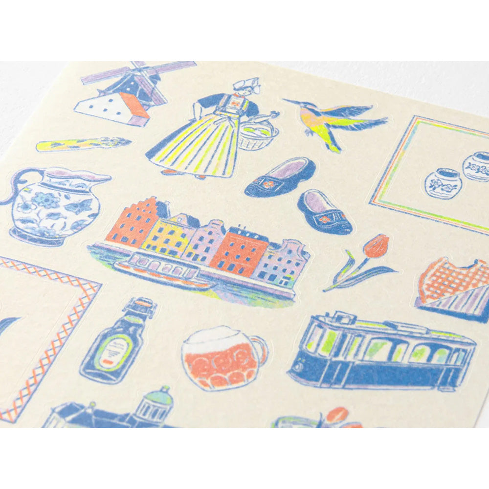 Midori Sticker Sheet - Dutch Motifs