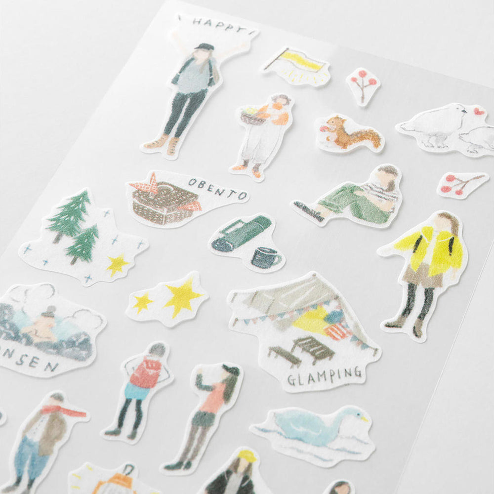 Midori Two Sticker Sheets - Going Out
